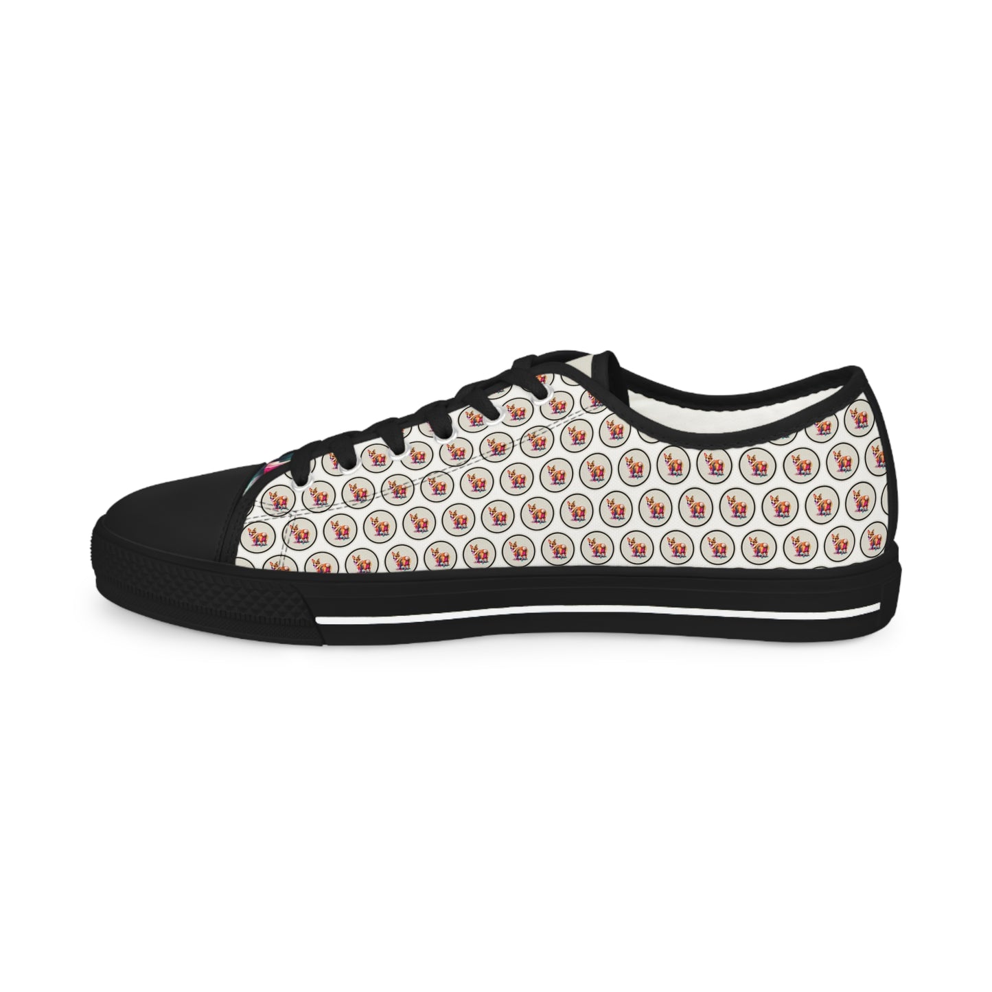 The Observer Mosaic - Men's Low Top Sneakers