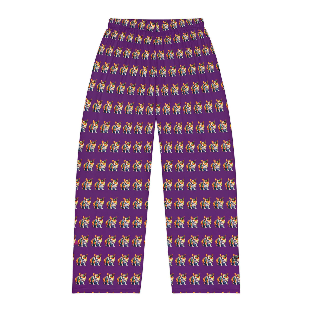 Scouter Corgi Watercolor Repeater Pattern Men's Pajama Pants