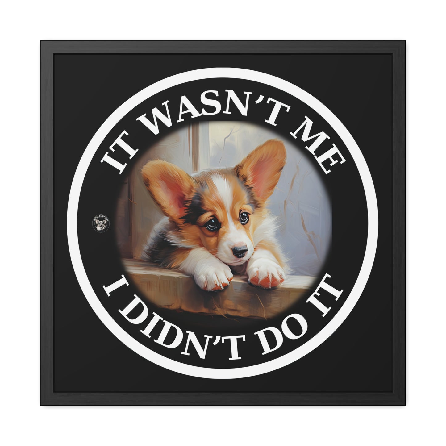 It Wasn't Me...I Didn't Do It - Framed Print