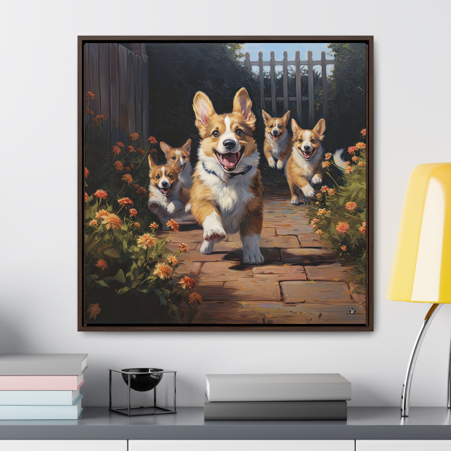 Welcome Home - Framed on Canvas