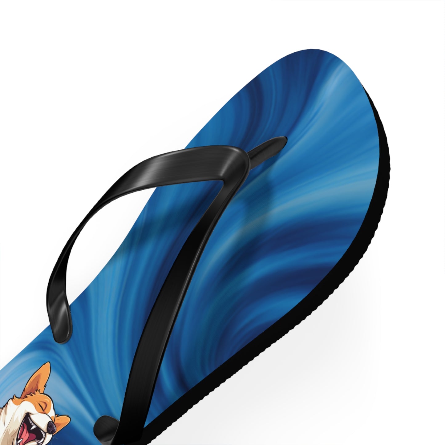 Comical Corgi Flip-Flops