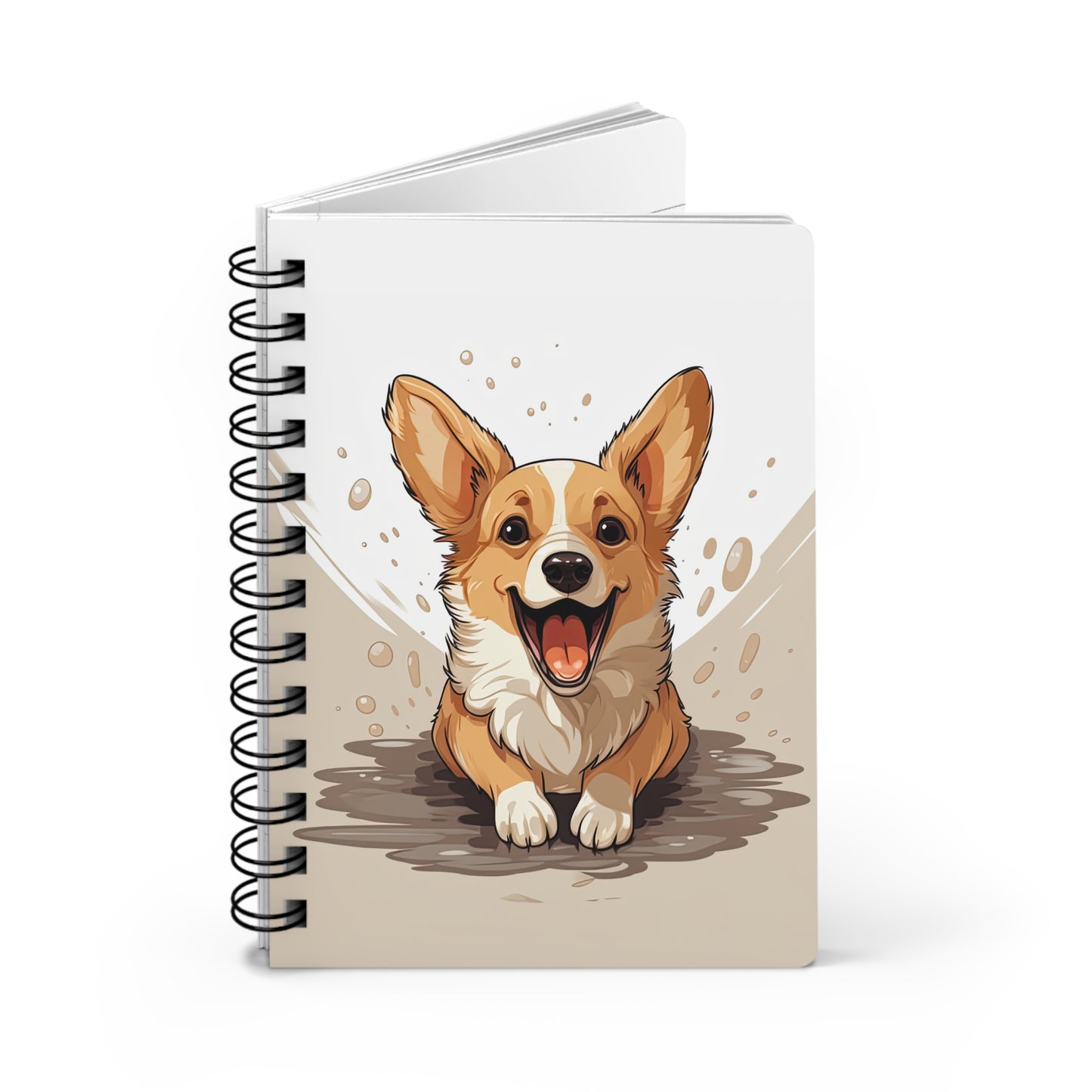 Corgi Cuteness - Spiral Bound Notebook