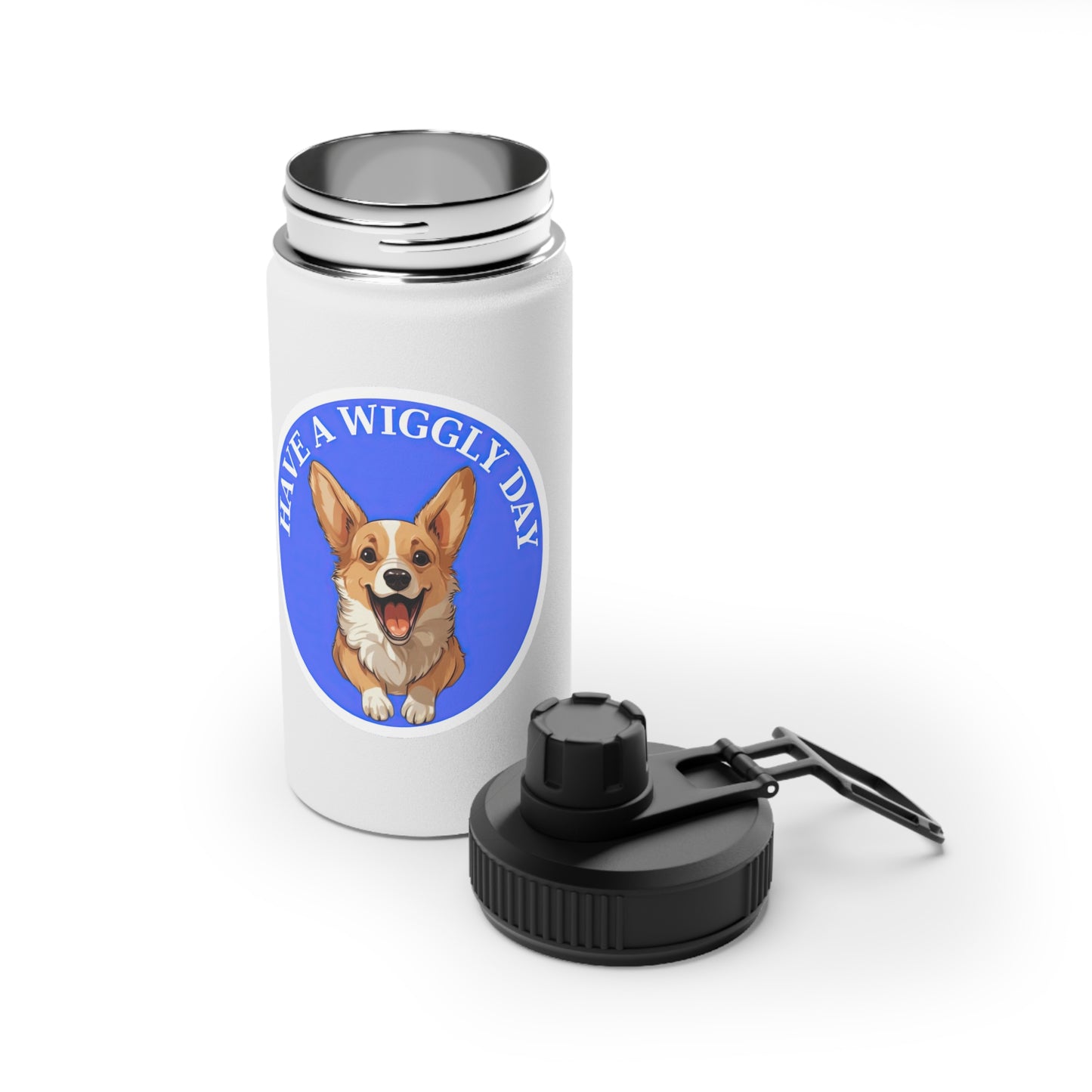 Have a Wiggly Day - Water Bottle with Sport Lid