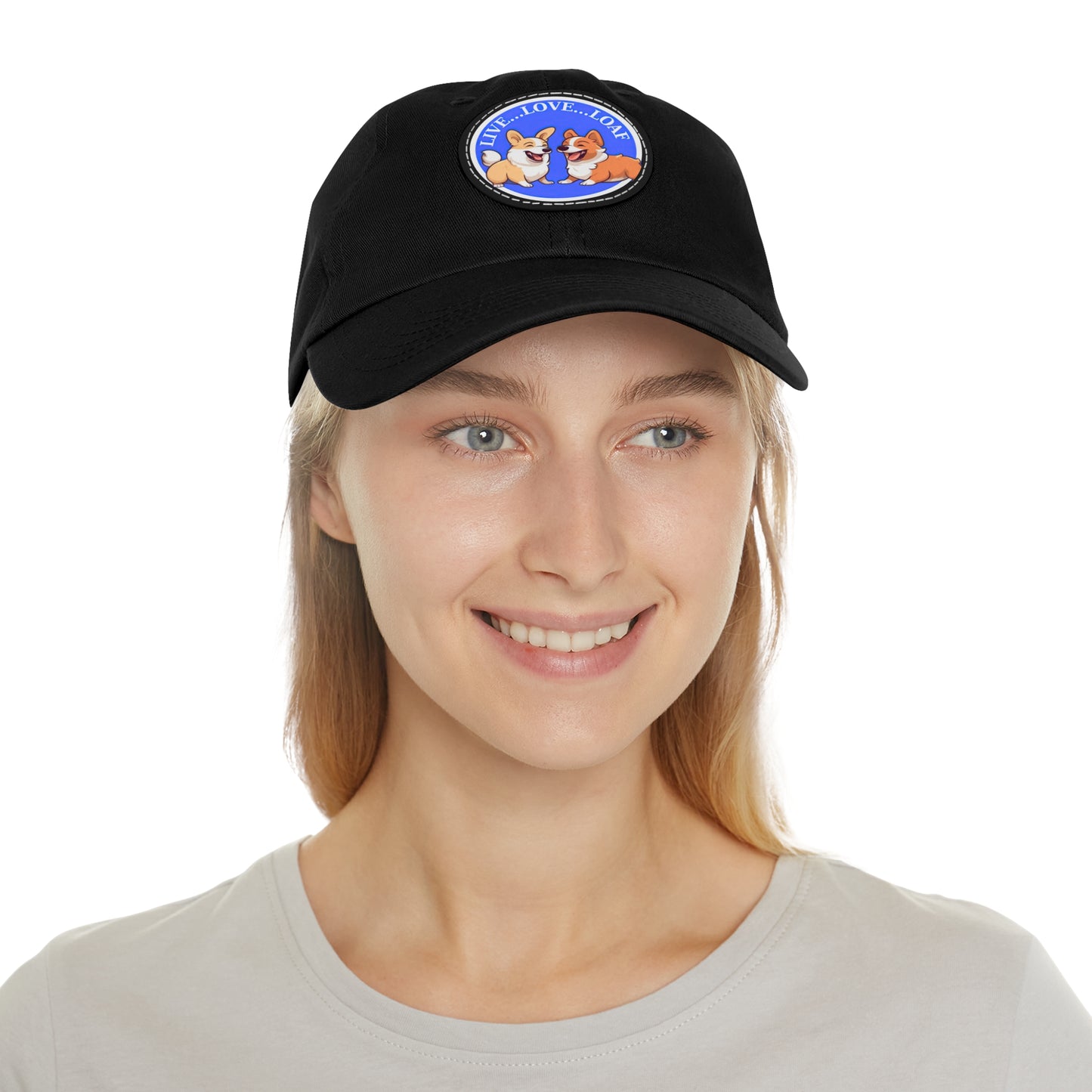 Live...Love...Loaf - Cap with Leather Patch