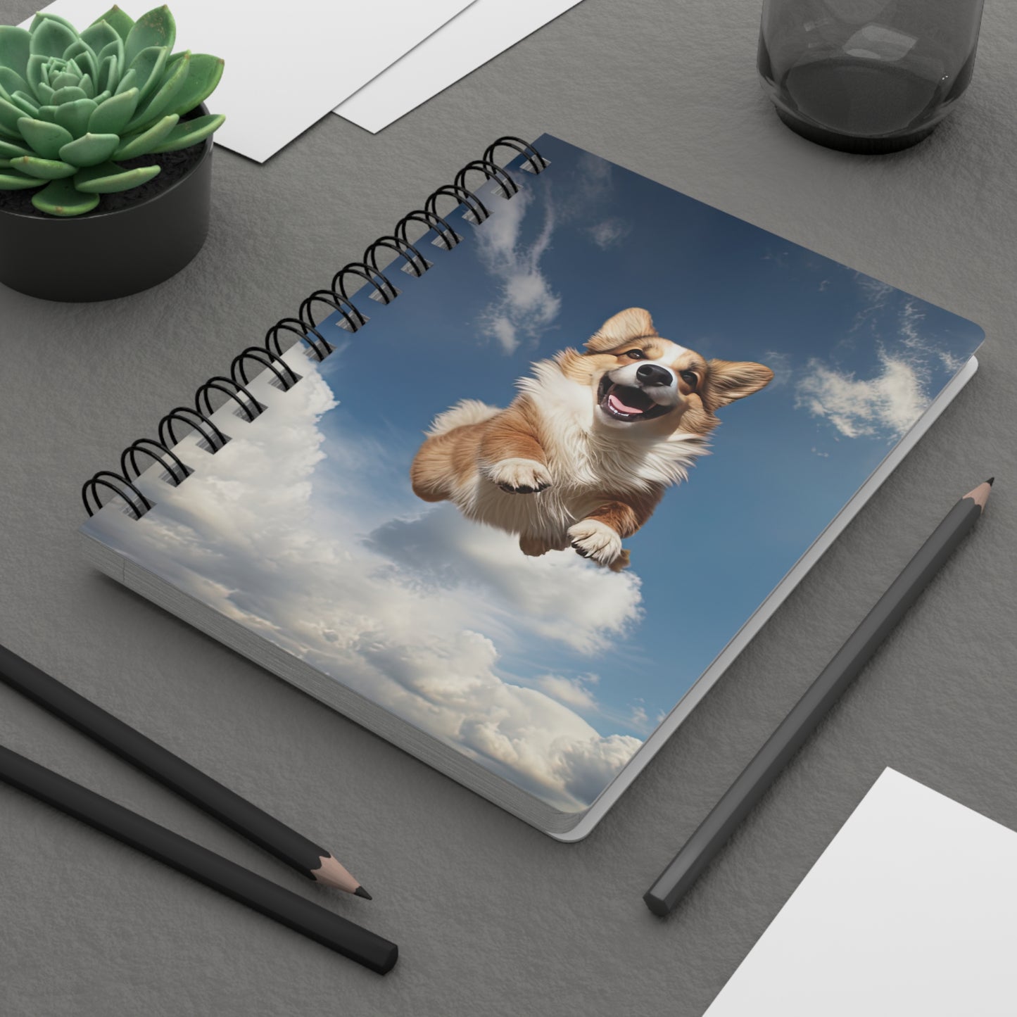 Super Corgi - Spiral Bound Notebook