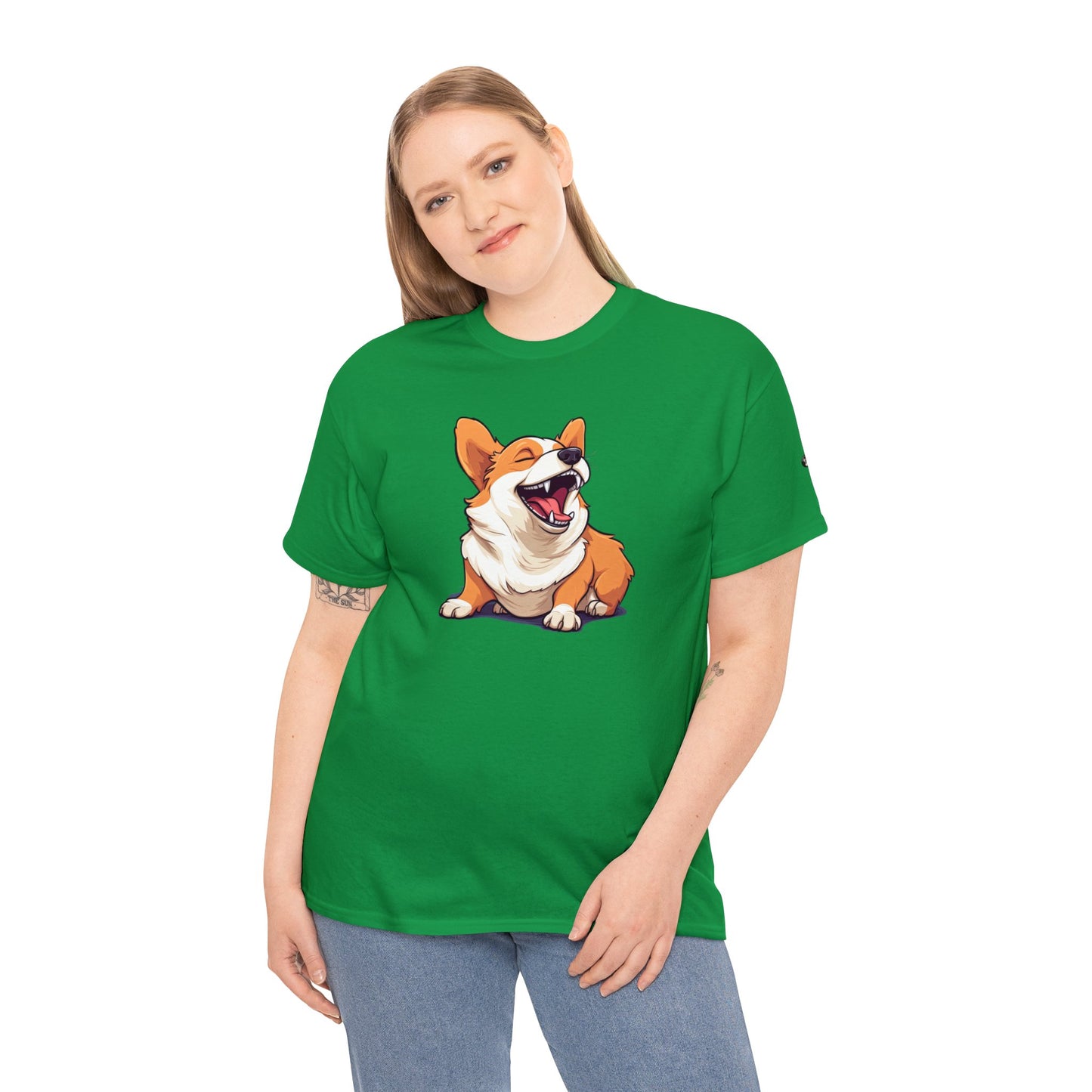 Comical Corgi - Unisex Heavy Cotton Tee