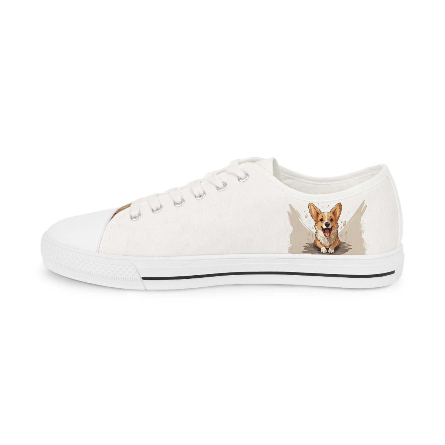 Corgi Cuteness - Men's Low Top Sneakers