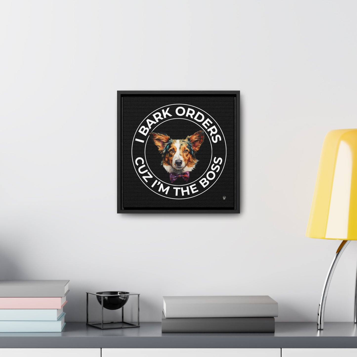 The Boss - Framed on Canvas