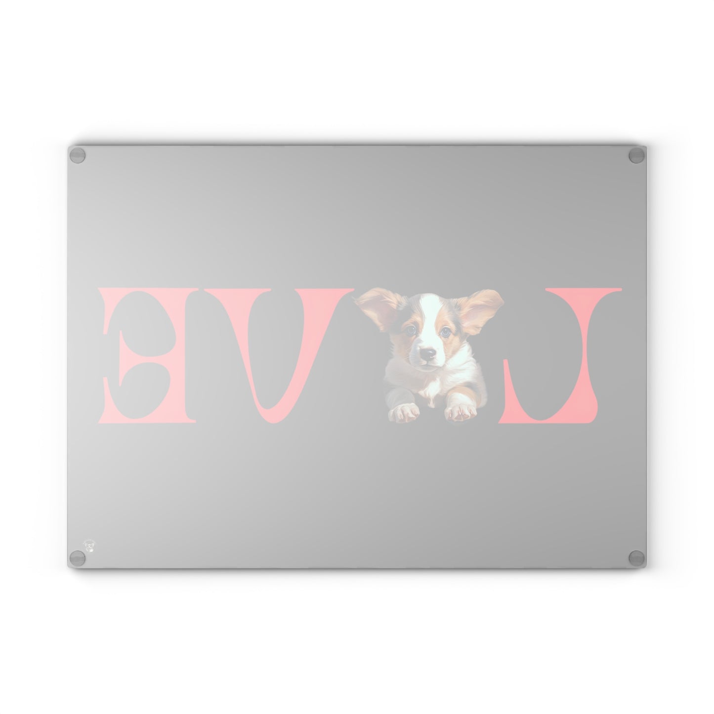 LOVE - Glass Cutting Board