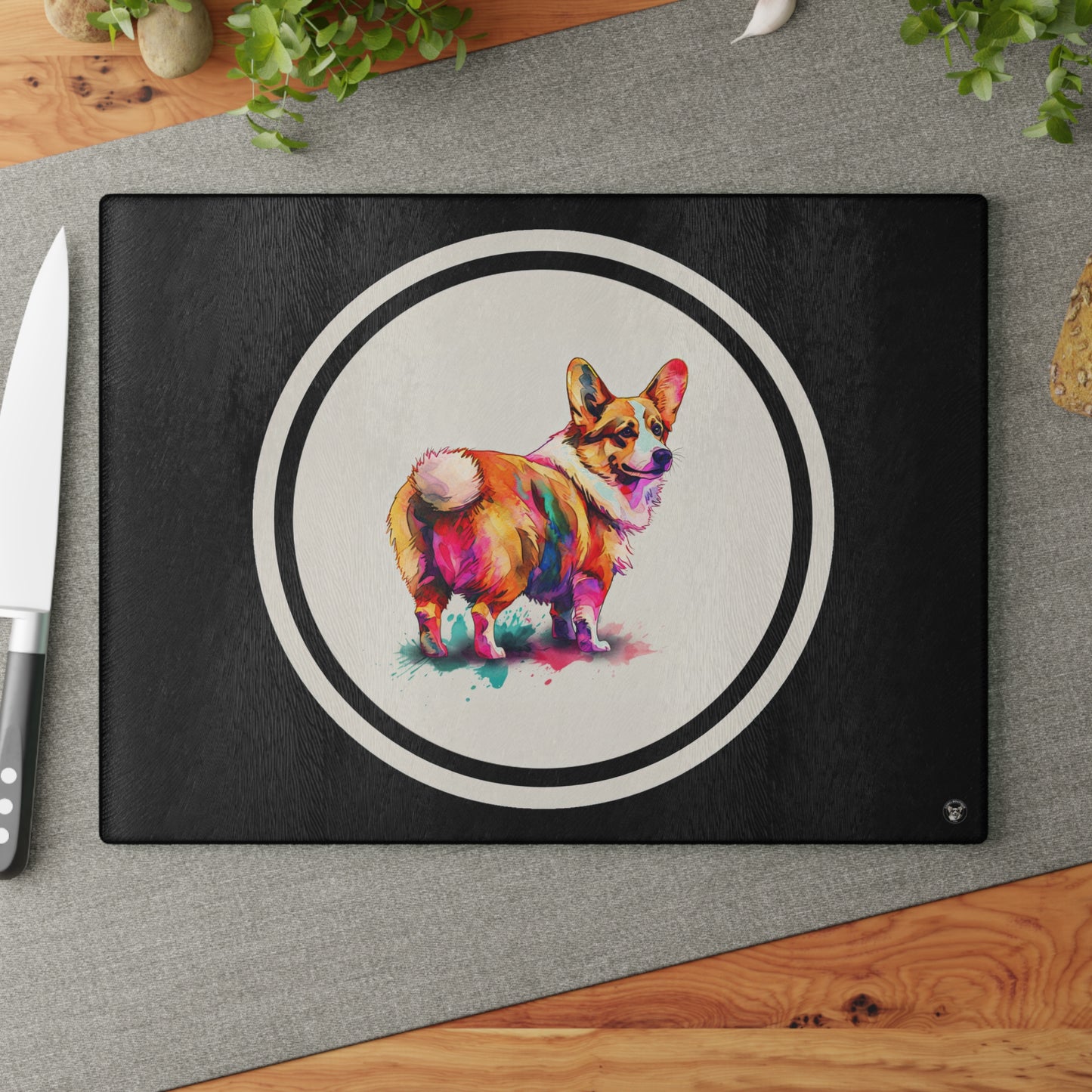The Observer - Glass Cutting Board
