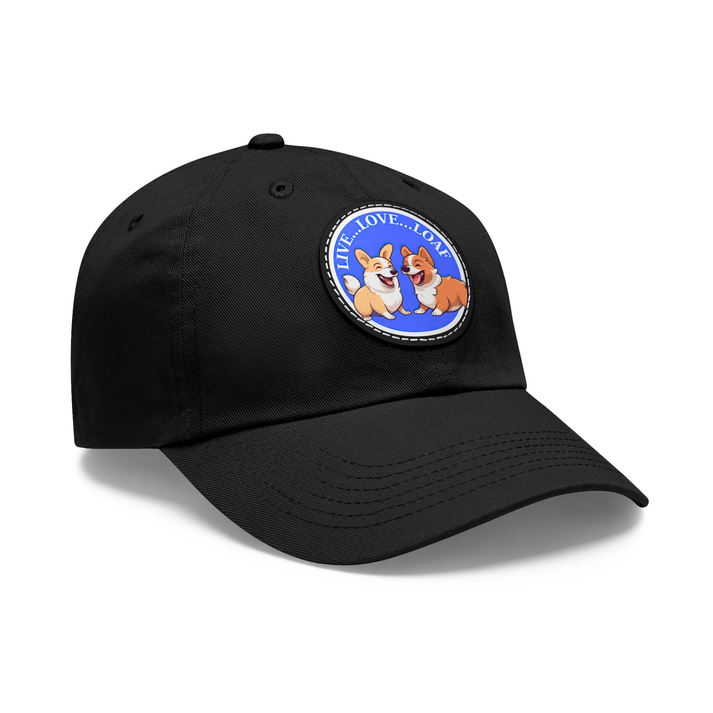 Live...Love...Loaf - Cap with Leather Patch