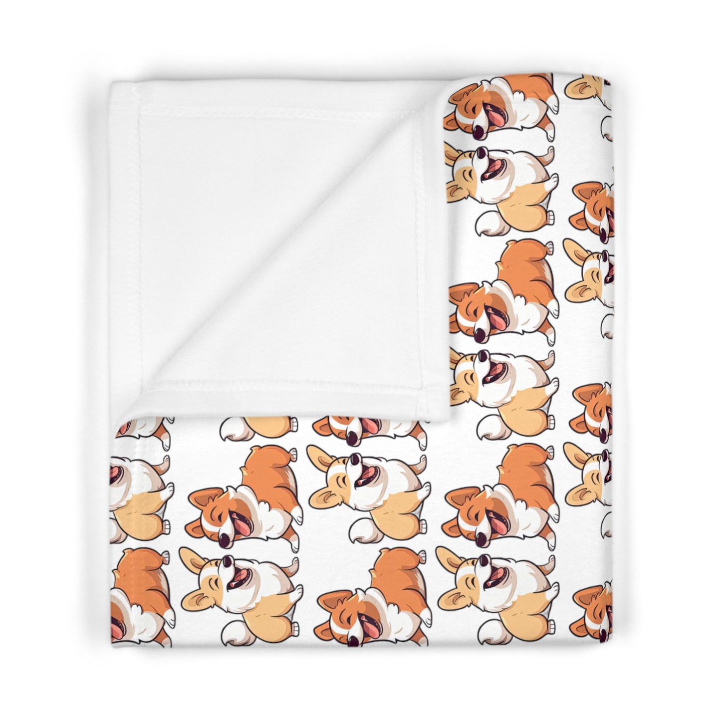 Corgi Couple Mosaic - Baby Blanket