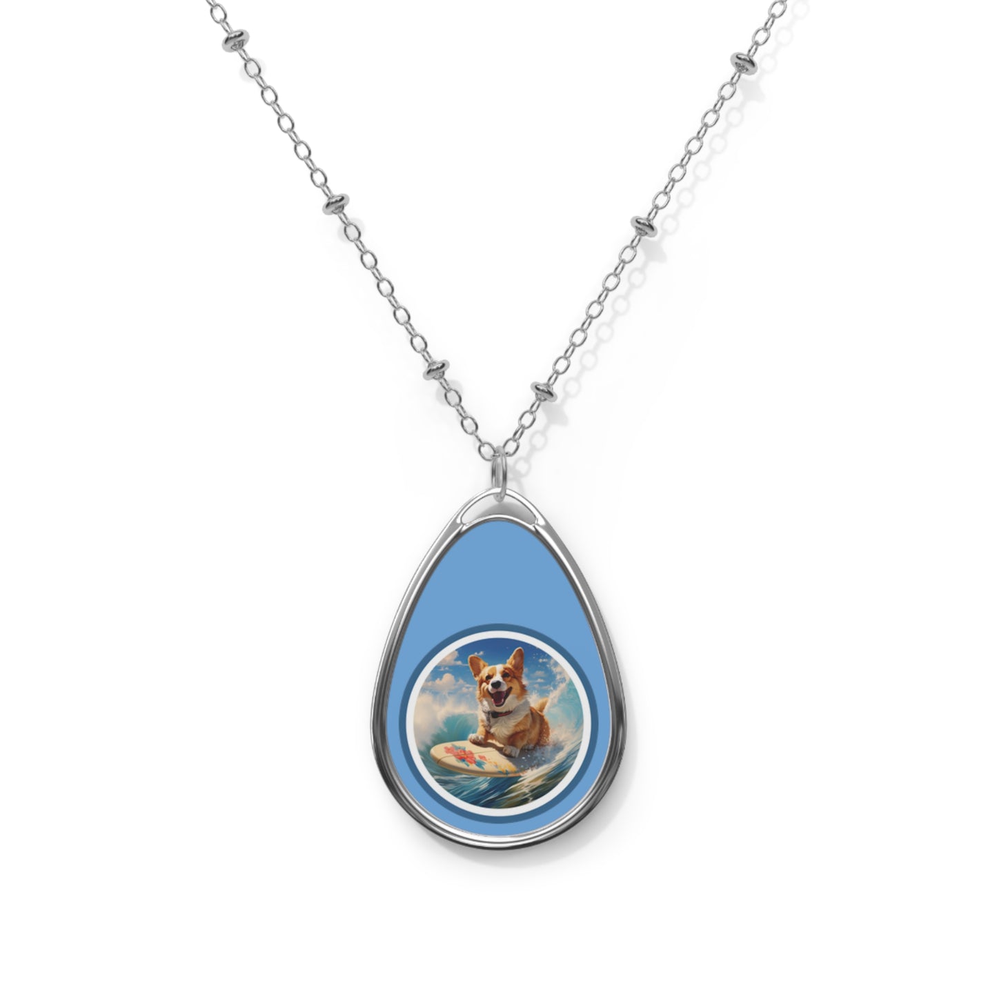 Cowabunga Corgi - Necklace