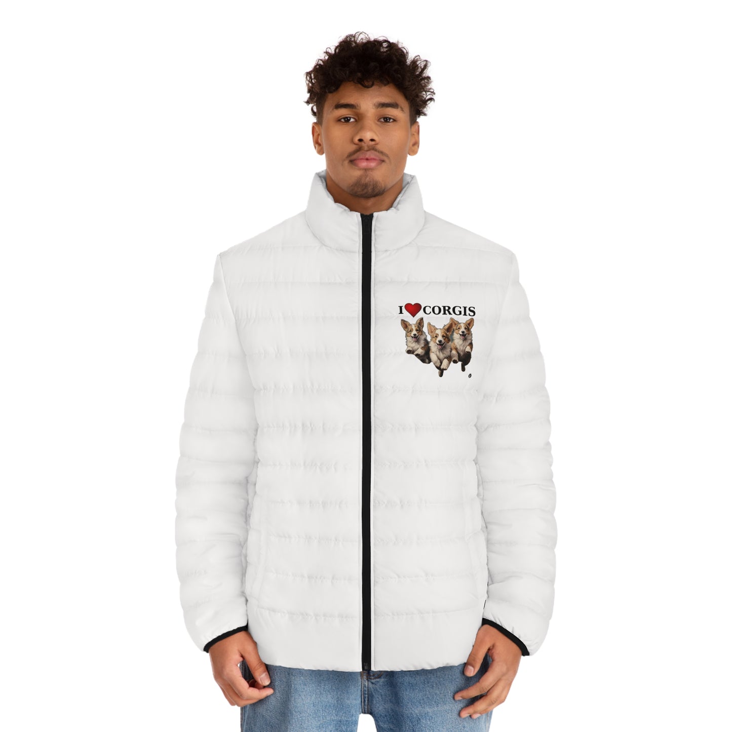 I Heart Corgis Puffer Jacket