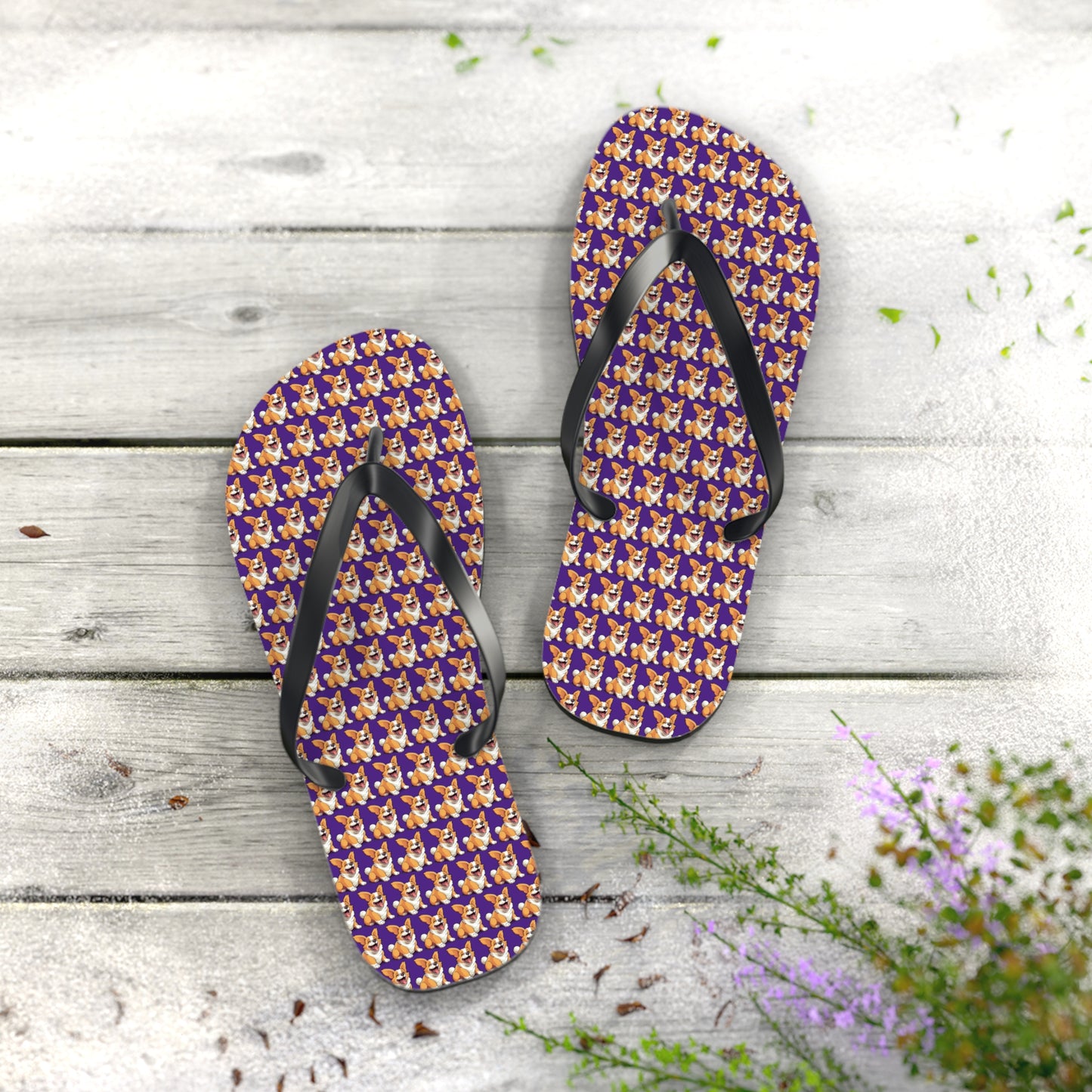Jolly Mosaic Flip-Flops