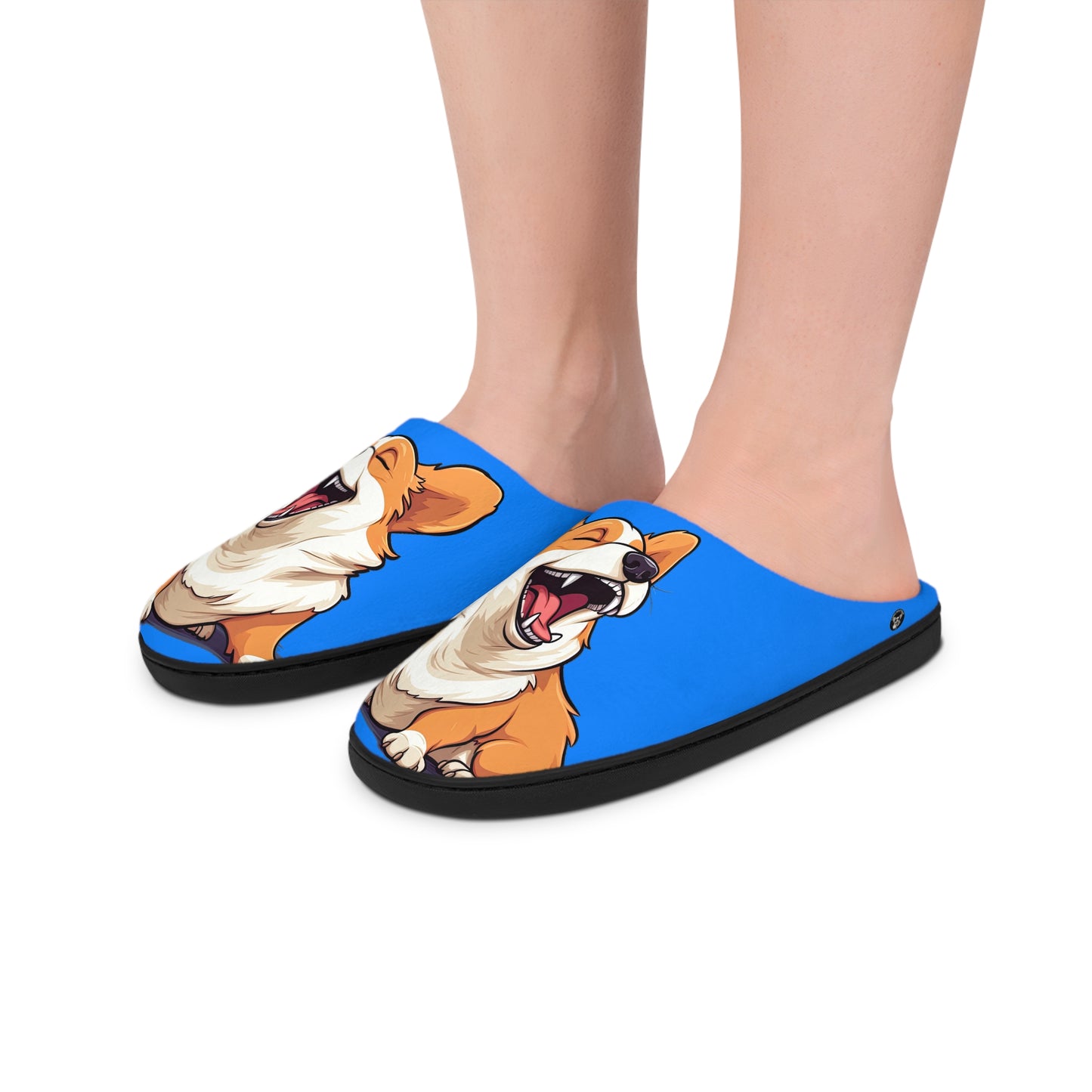 Comical Corgi Women's Slippers