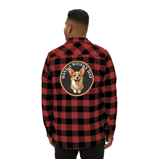 Have a Wiggly Day - Flannel Shirt