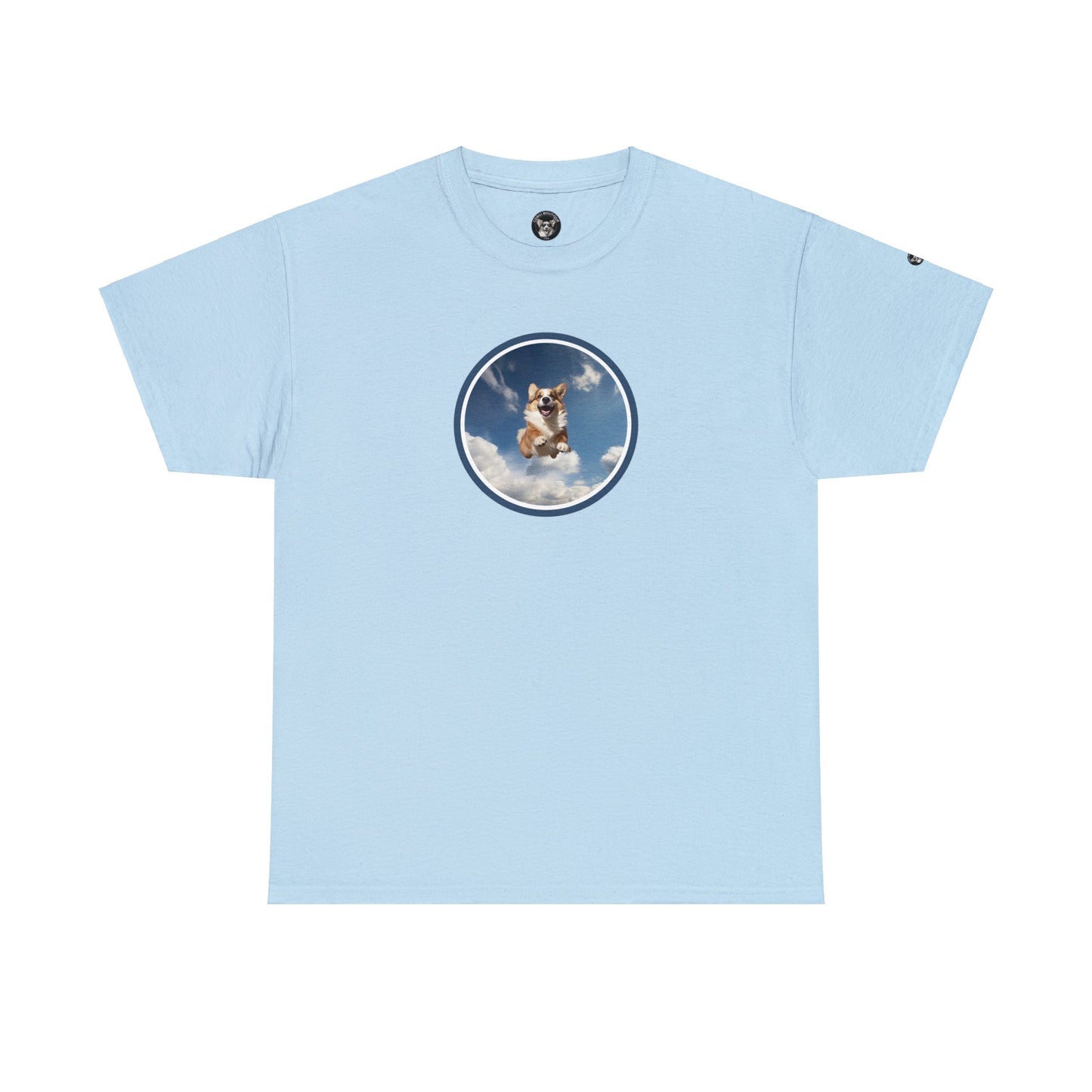 Flying Corgi - Unisex Heavy Cotton Tee