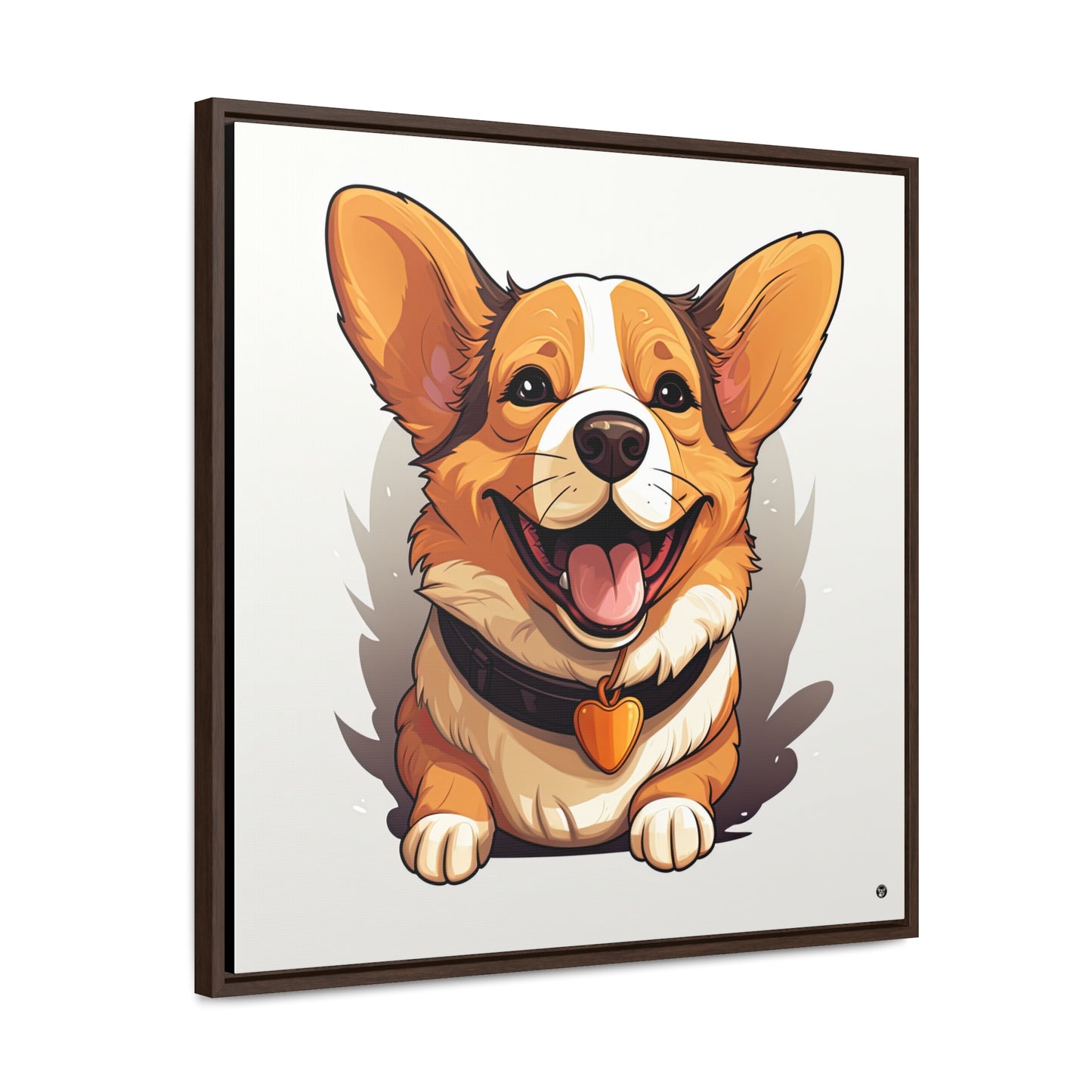 Puppy Love - Framed on Canvas