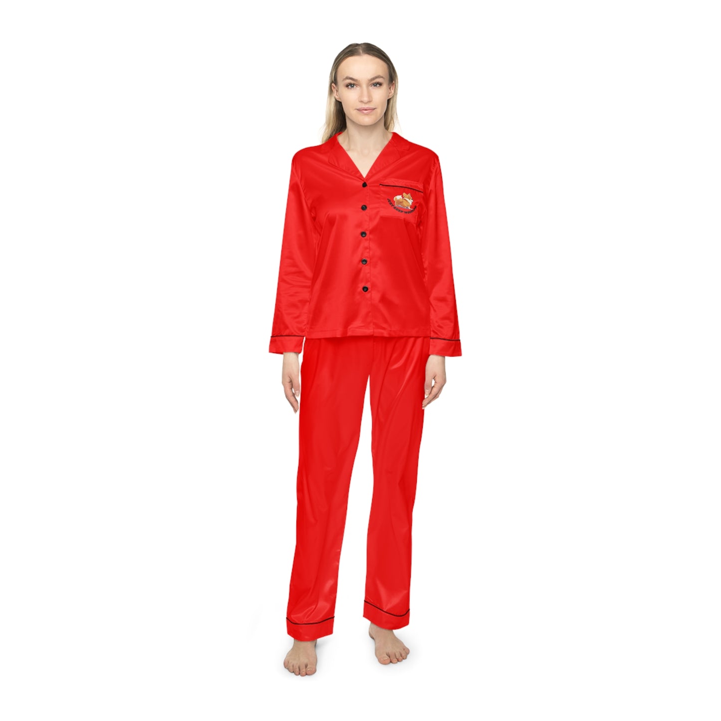 Just Keep Wiggling Silky Pajamas