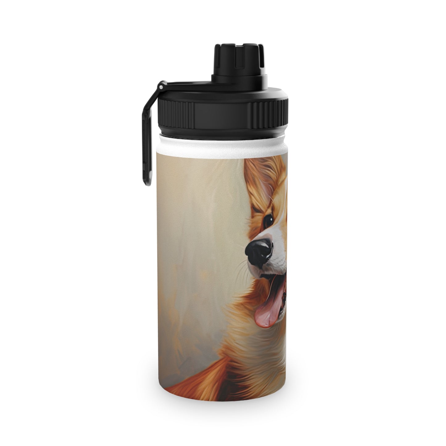 Pembroke Portrait - Water Bottle with Sport Lid
