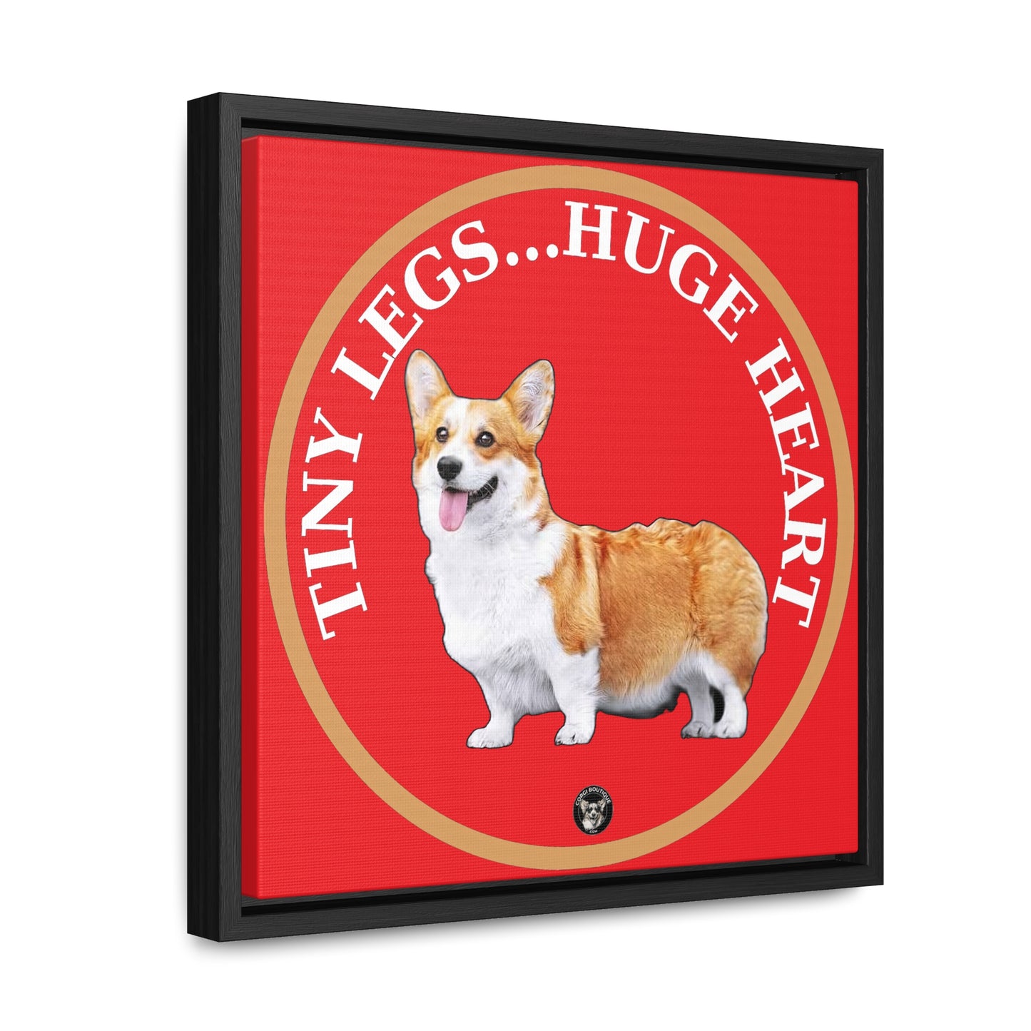 Tiny Legs...Huge Heart - Framed on Canvas