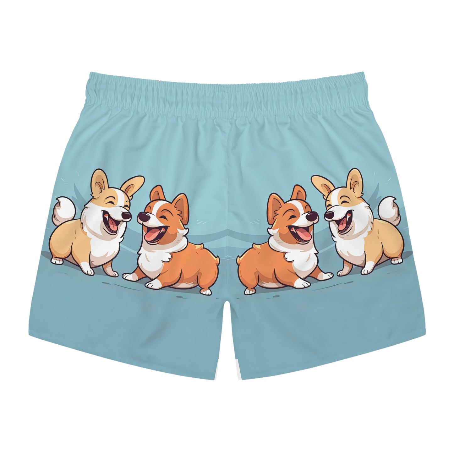 Corgi Couple - Swim Trunks