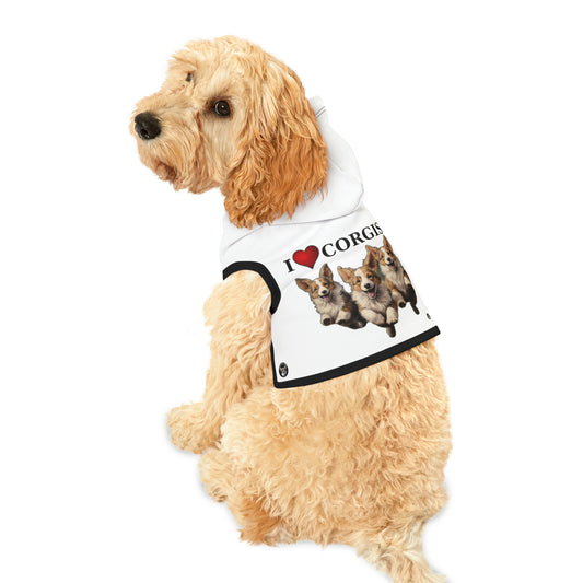 I Heart Corgis - Pet Hoodie