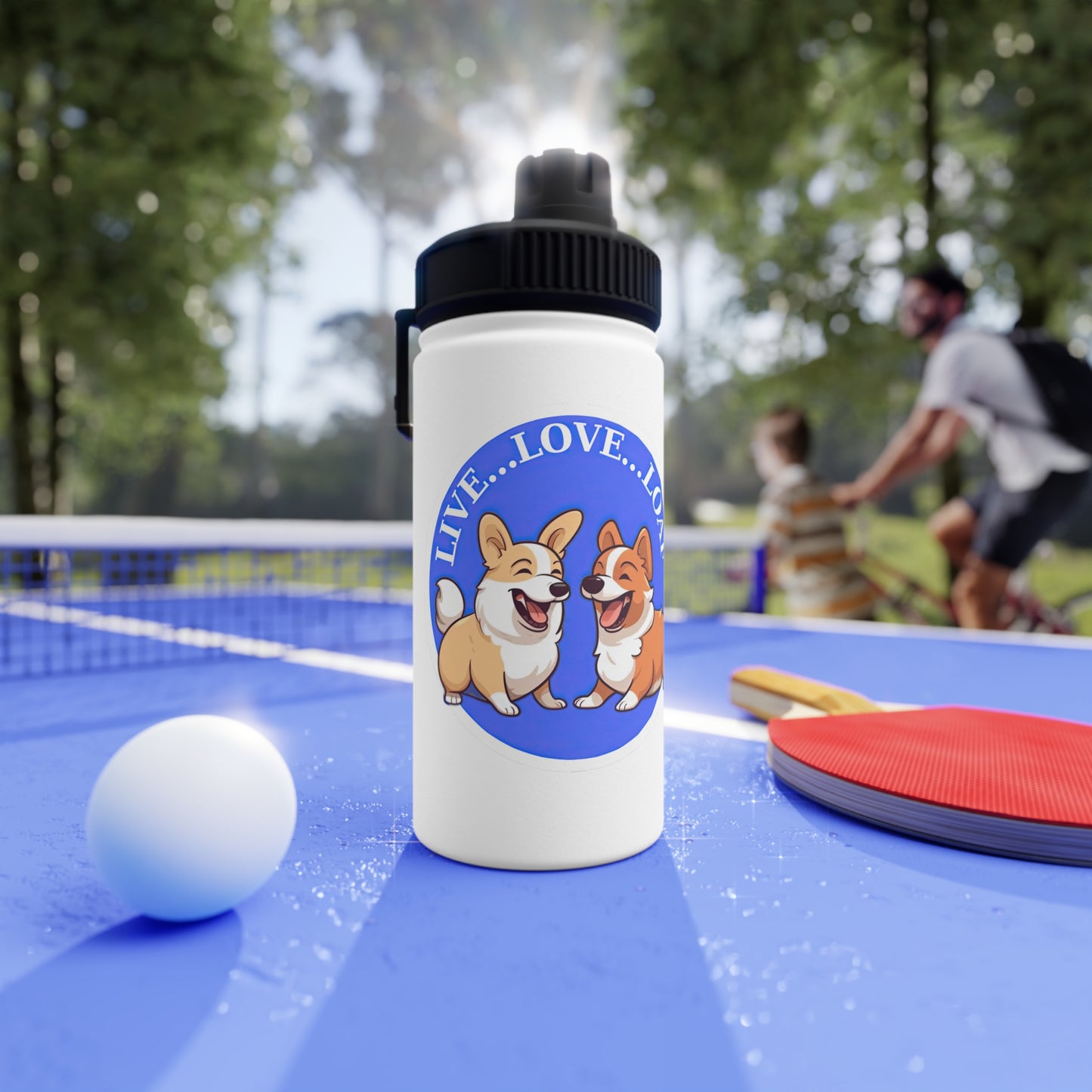 Live...Love...Loaf - Water Bottle with Sport Lid