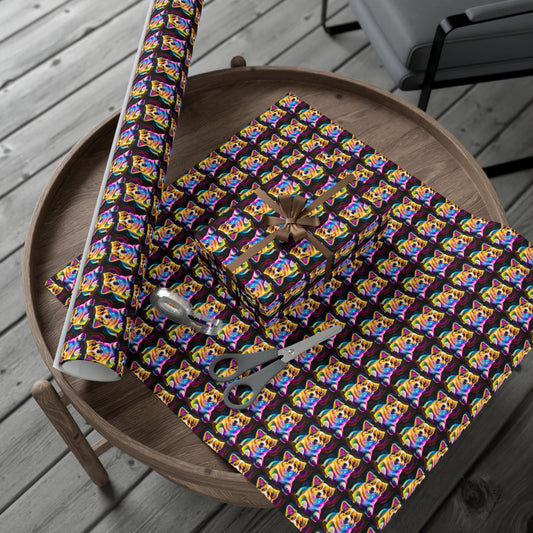 Colorful Corgi - Gift Wrapping Paper