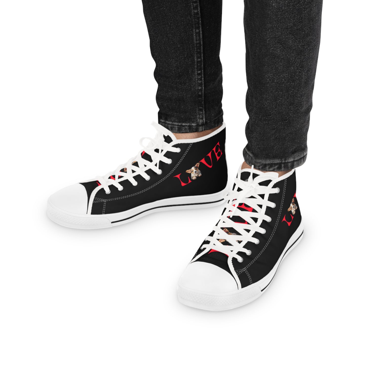 LOVE - Men's High Top Sneakers