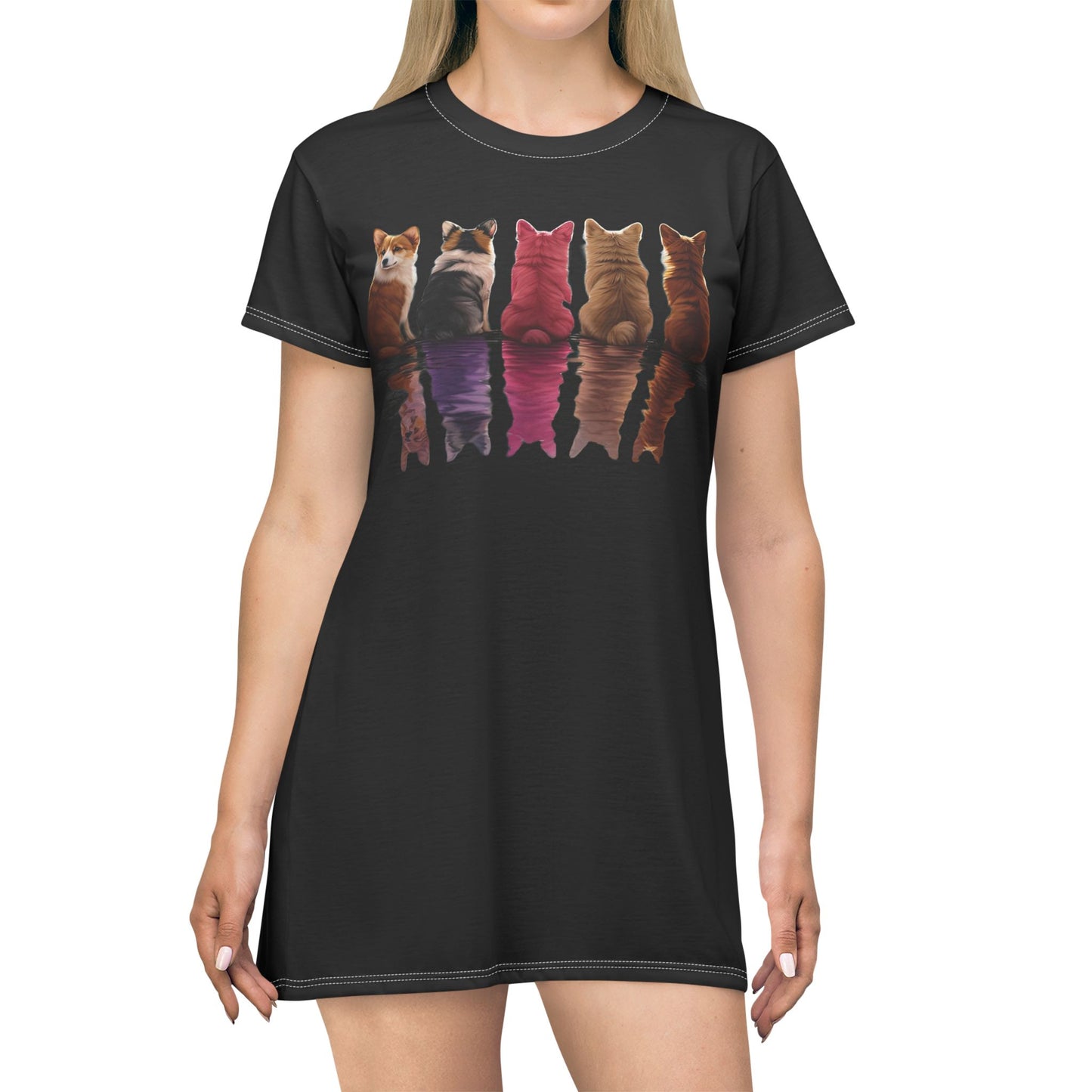Corgi Reflection T-Dress