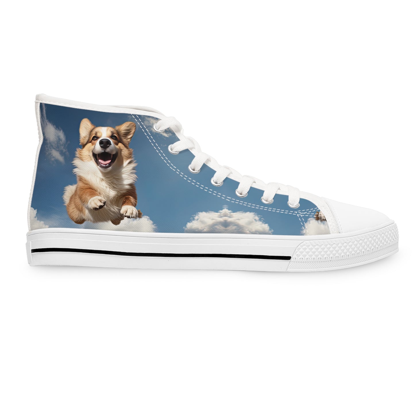 Super Corgi - Women's High Top Sneakers