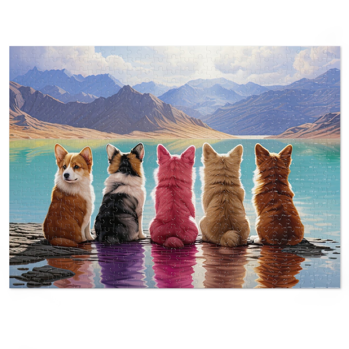Corgi Lake - Jigsaw Puzzle