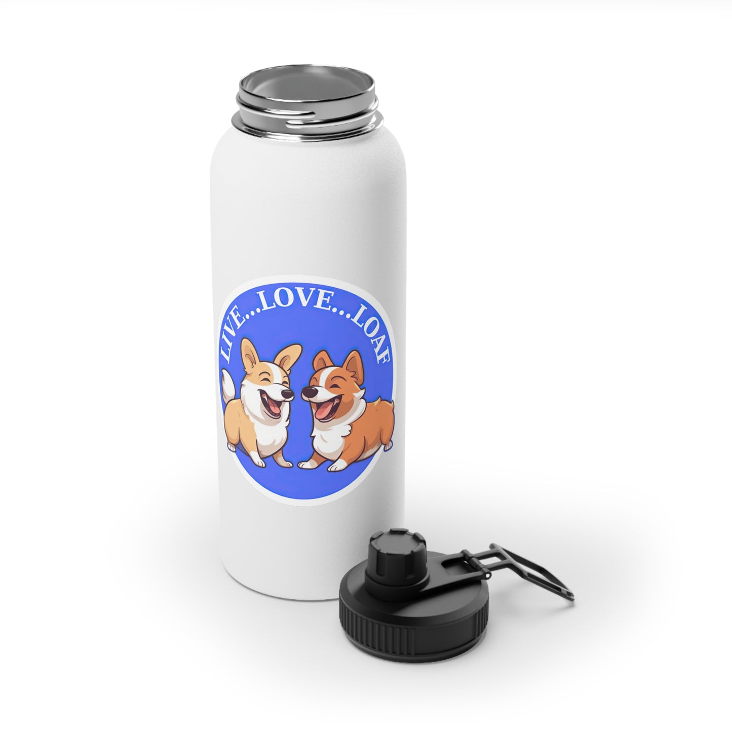 Live...Love...Loaf - Water Bottle with Sport Lid