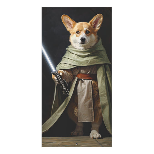Jedi Corgi - Bath Towel