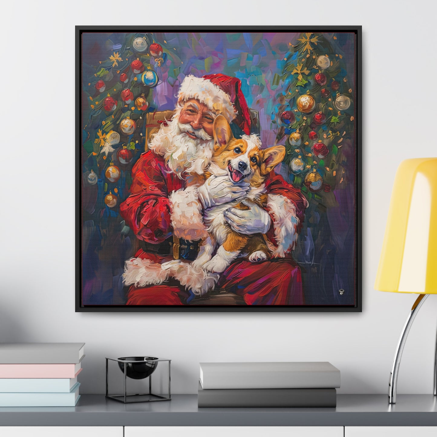 Nice List - Framed on Canvas
