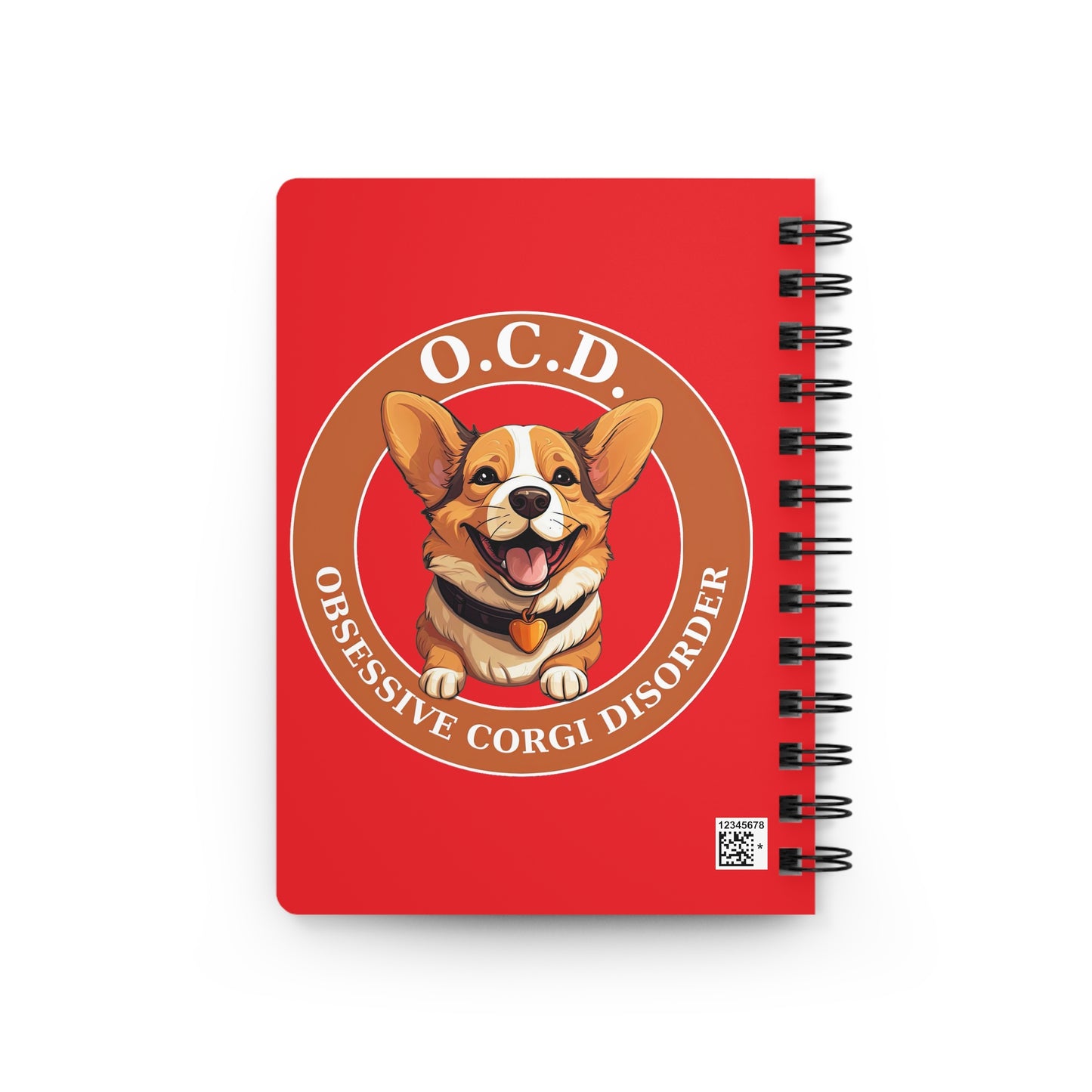 Obsessive Corgi Disorder - Spiral Bound Notebook