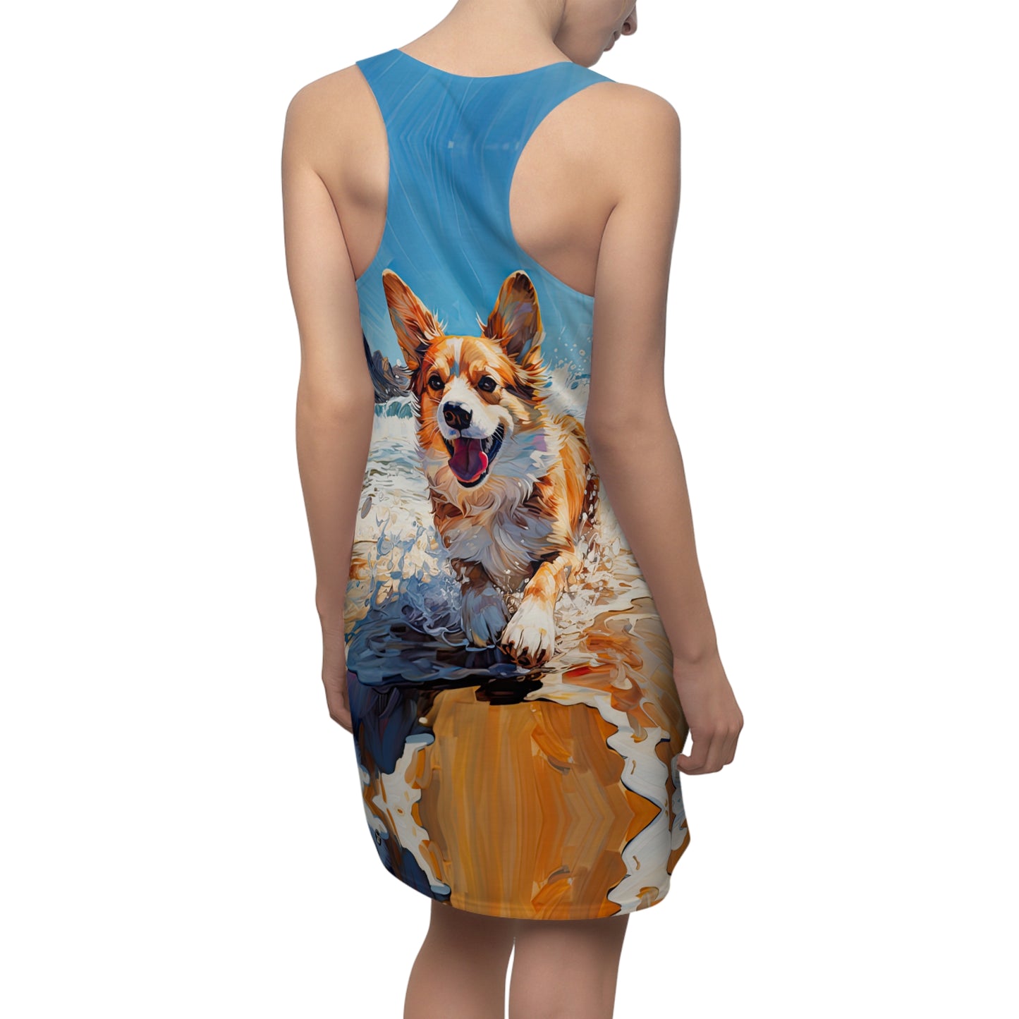 Coastal Corgi Racerback
