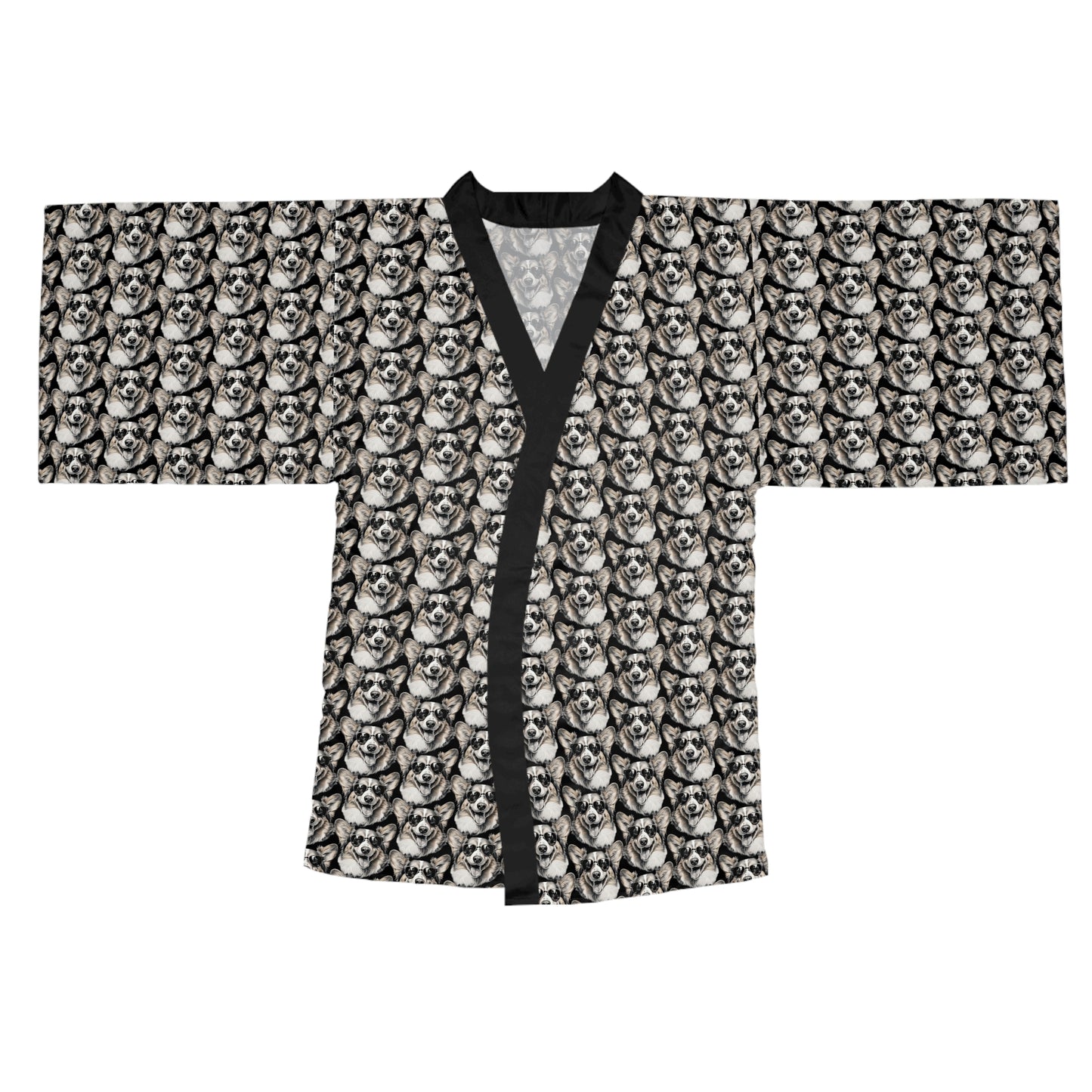 Corgi Cool Kimono Robe