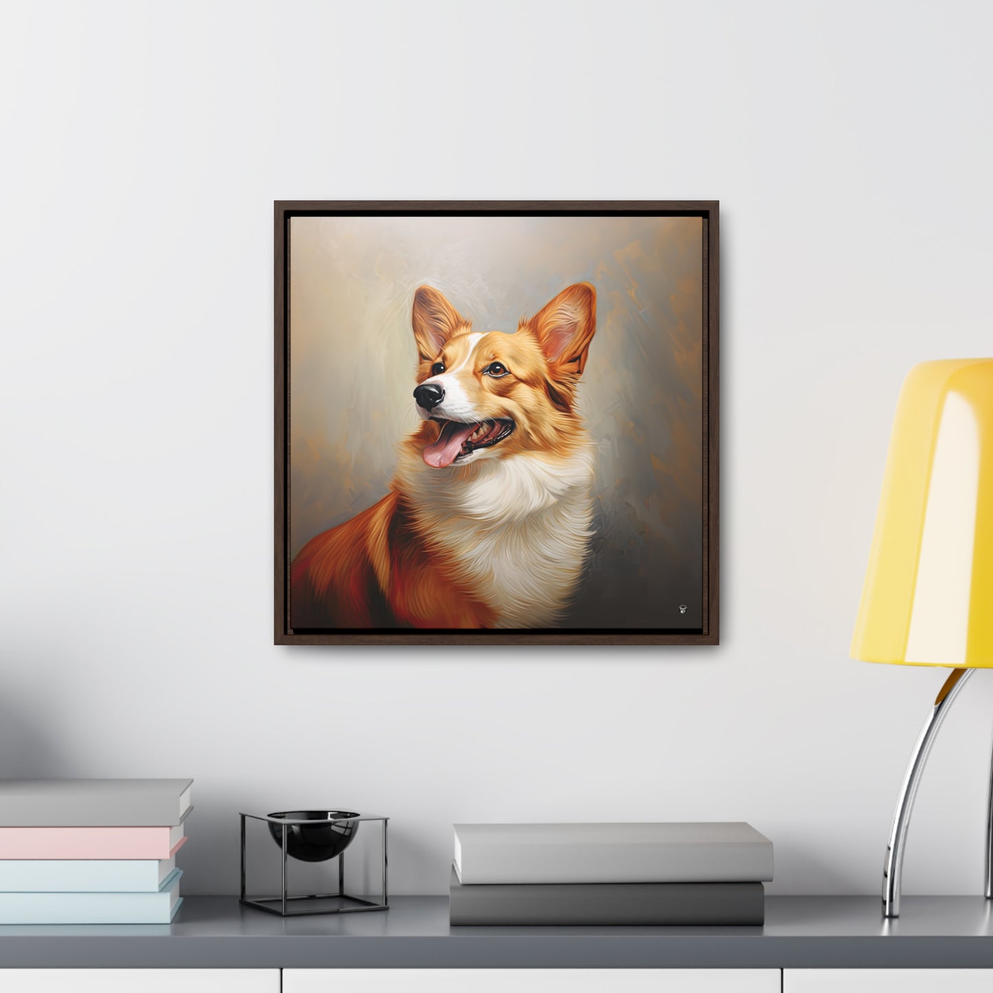 Pembroke Portrait - Framed on Canvas