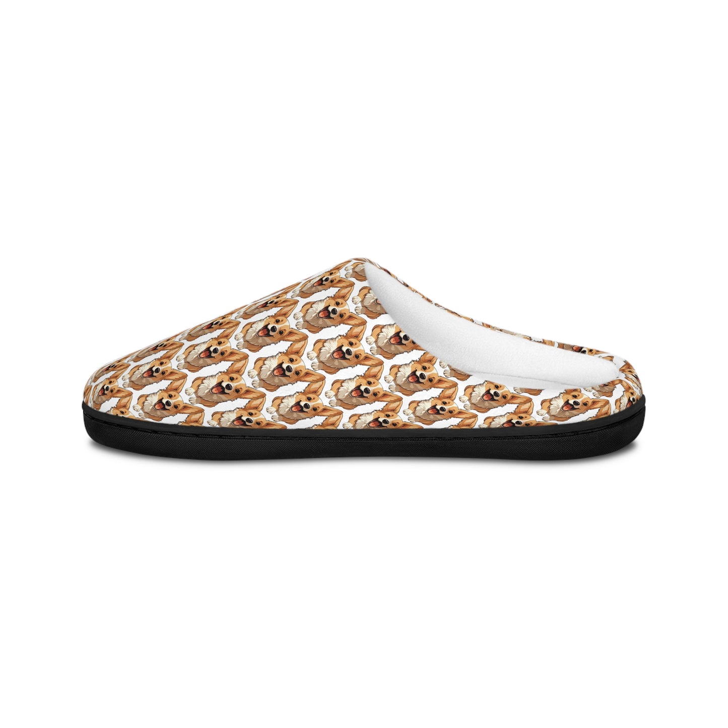 Corgi Cuteness Mosaic - Men's Slippers
