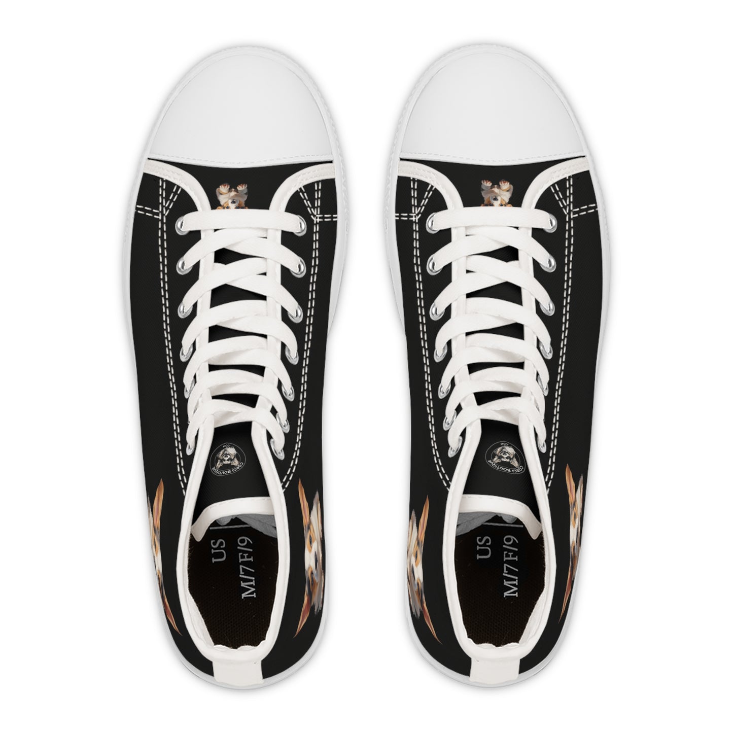 Puppy Portrait - Women's High Top Sneakers