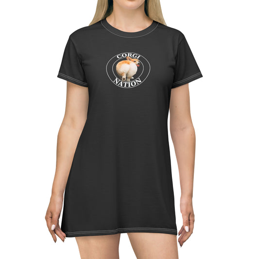 Corgi Nation - T-Shirt Dress