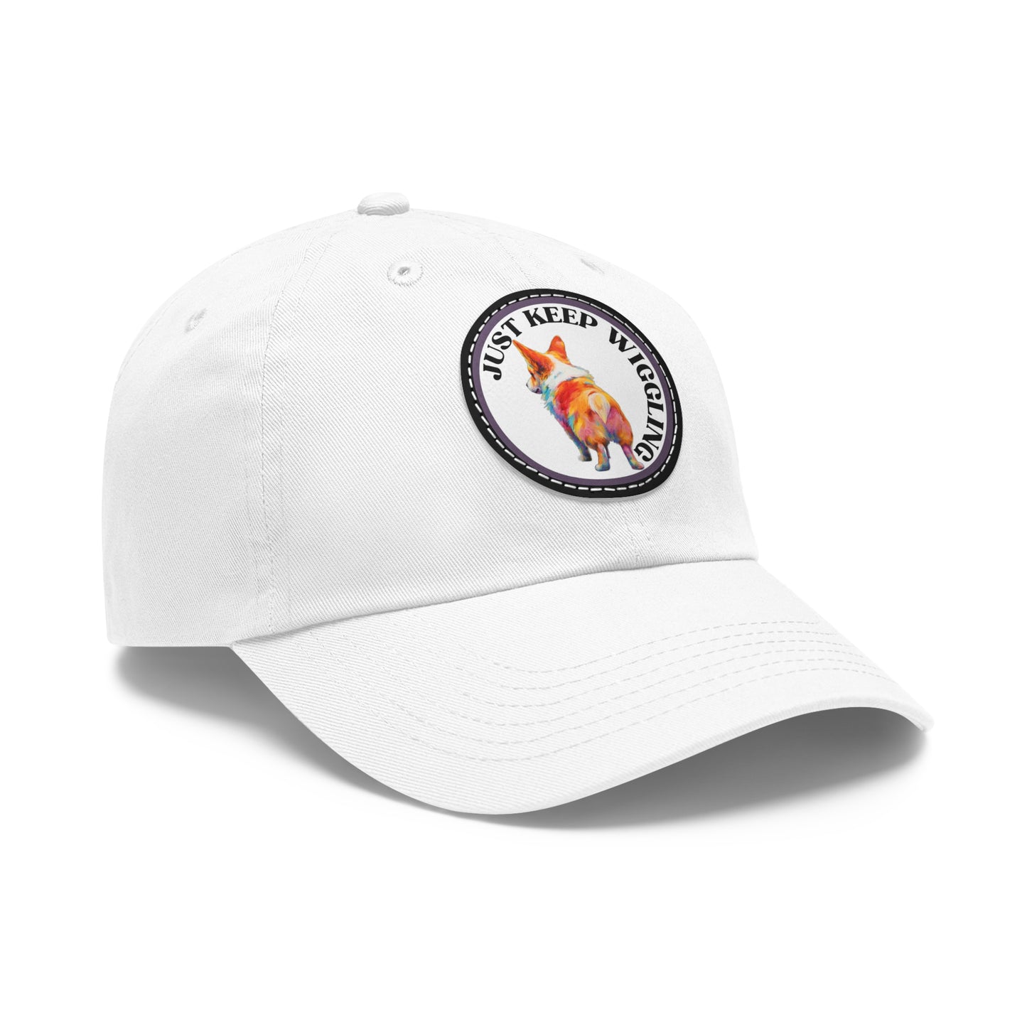 Just Keep Wiggling - Cap with Leather Patch