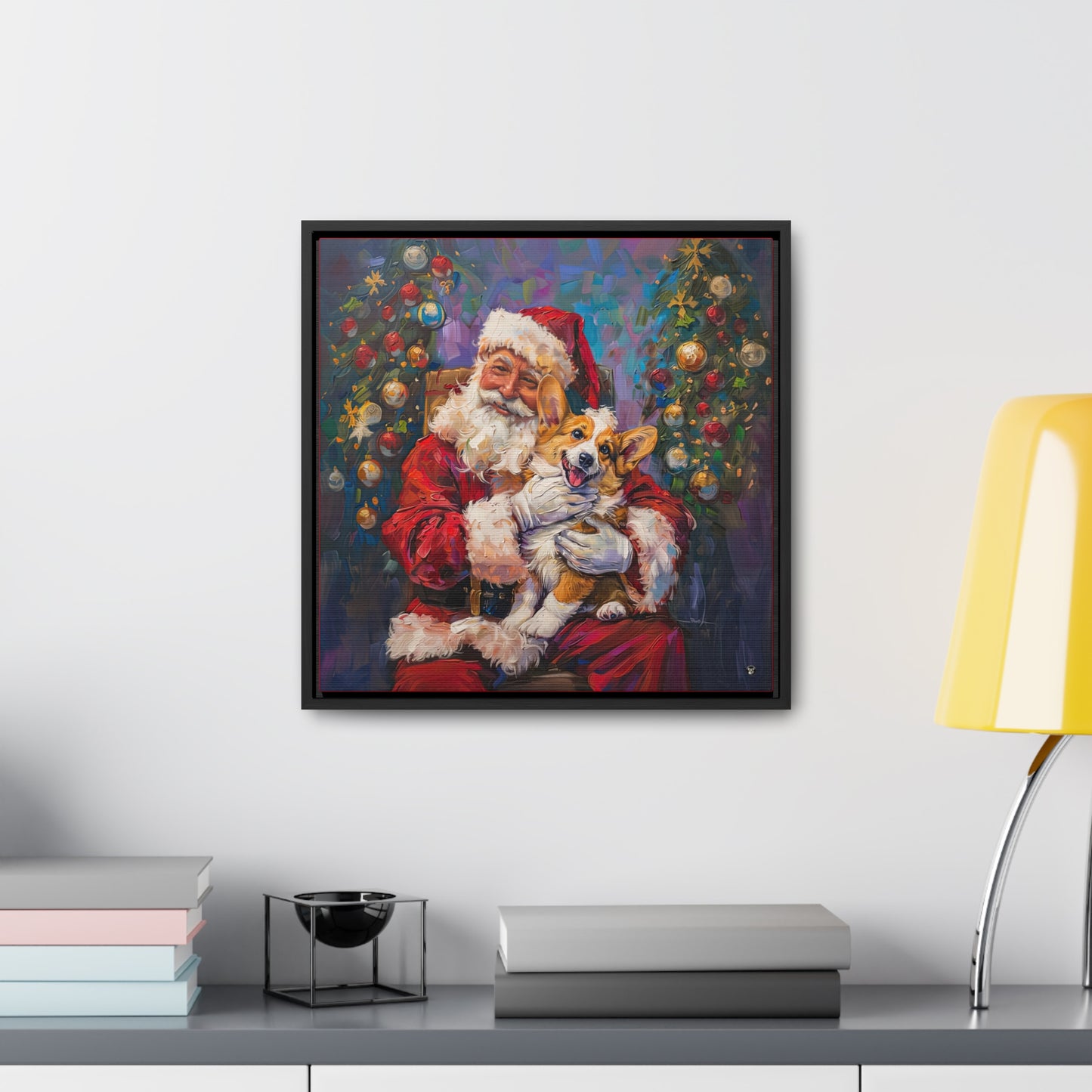 Nice List - Framed on Canvas