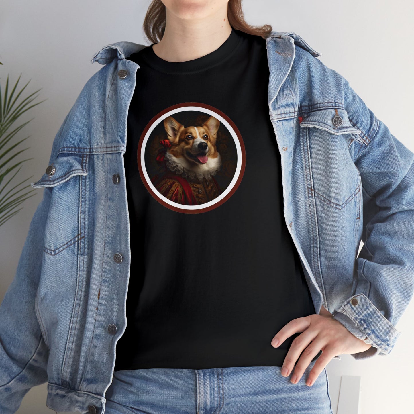 Renaissance Corgi - Unisex Heavy Cotton Tee