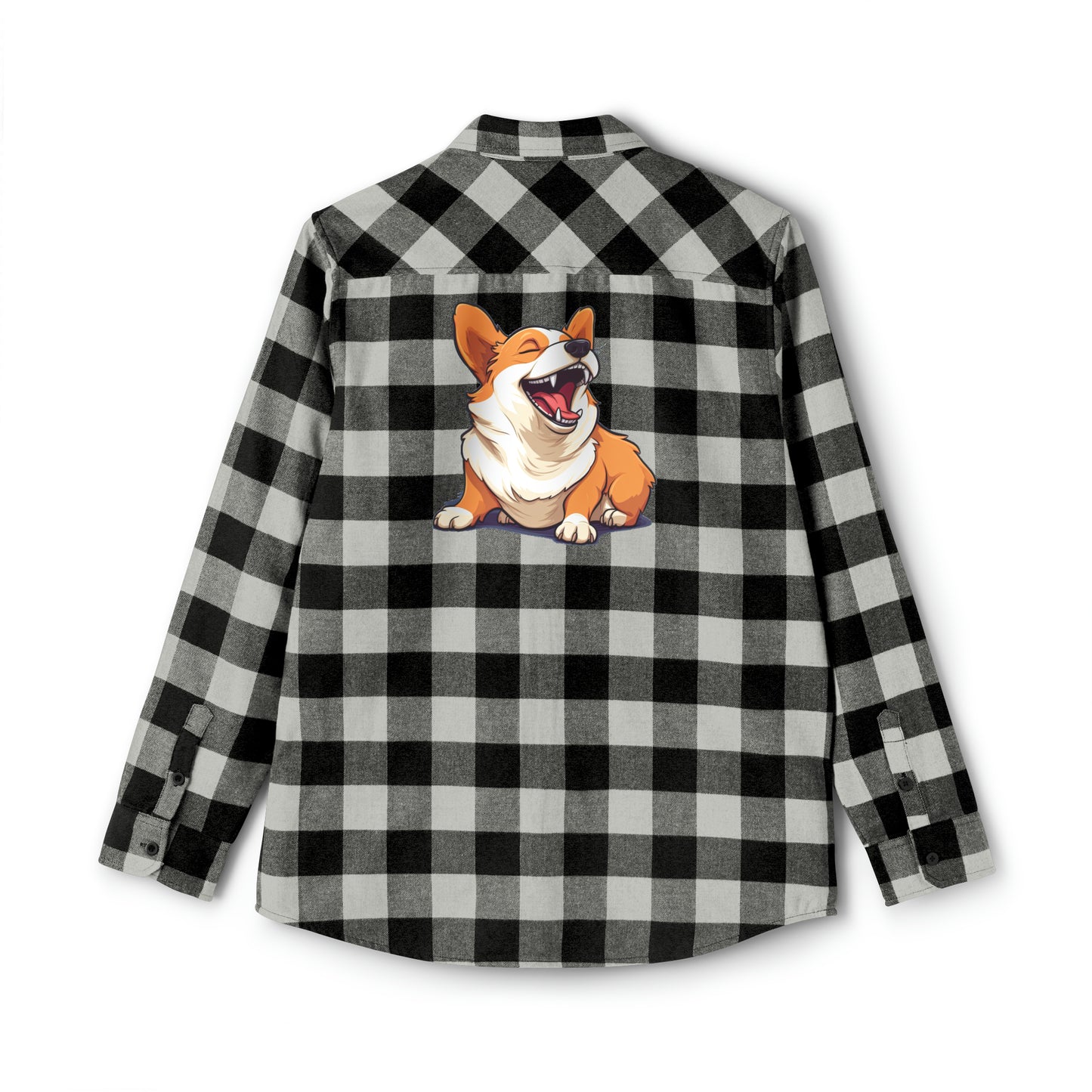 Comical Corgi - Flannel Shirt