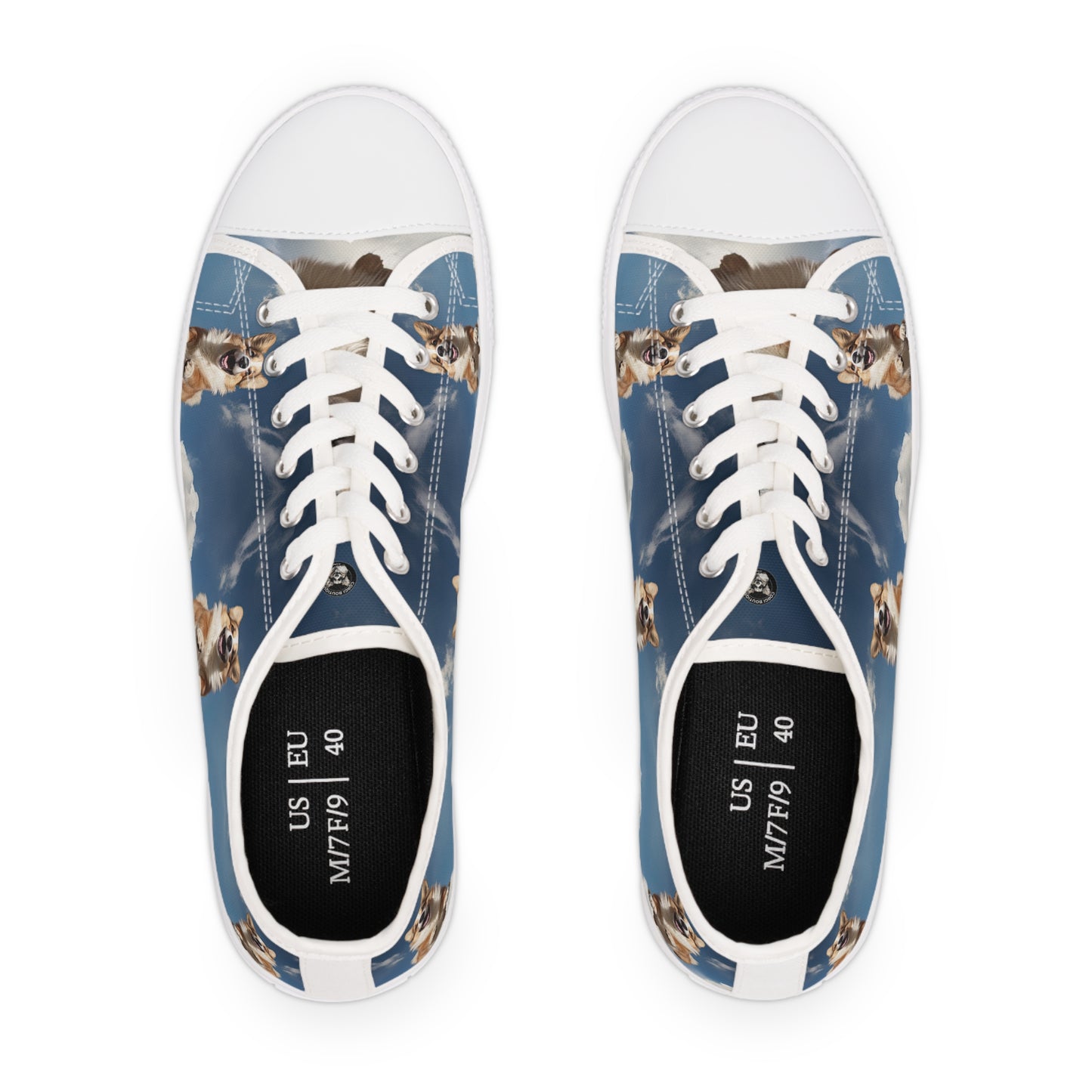 Super Corgi - Women's Low Top Sneakers