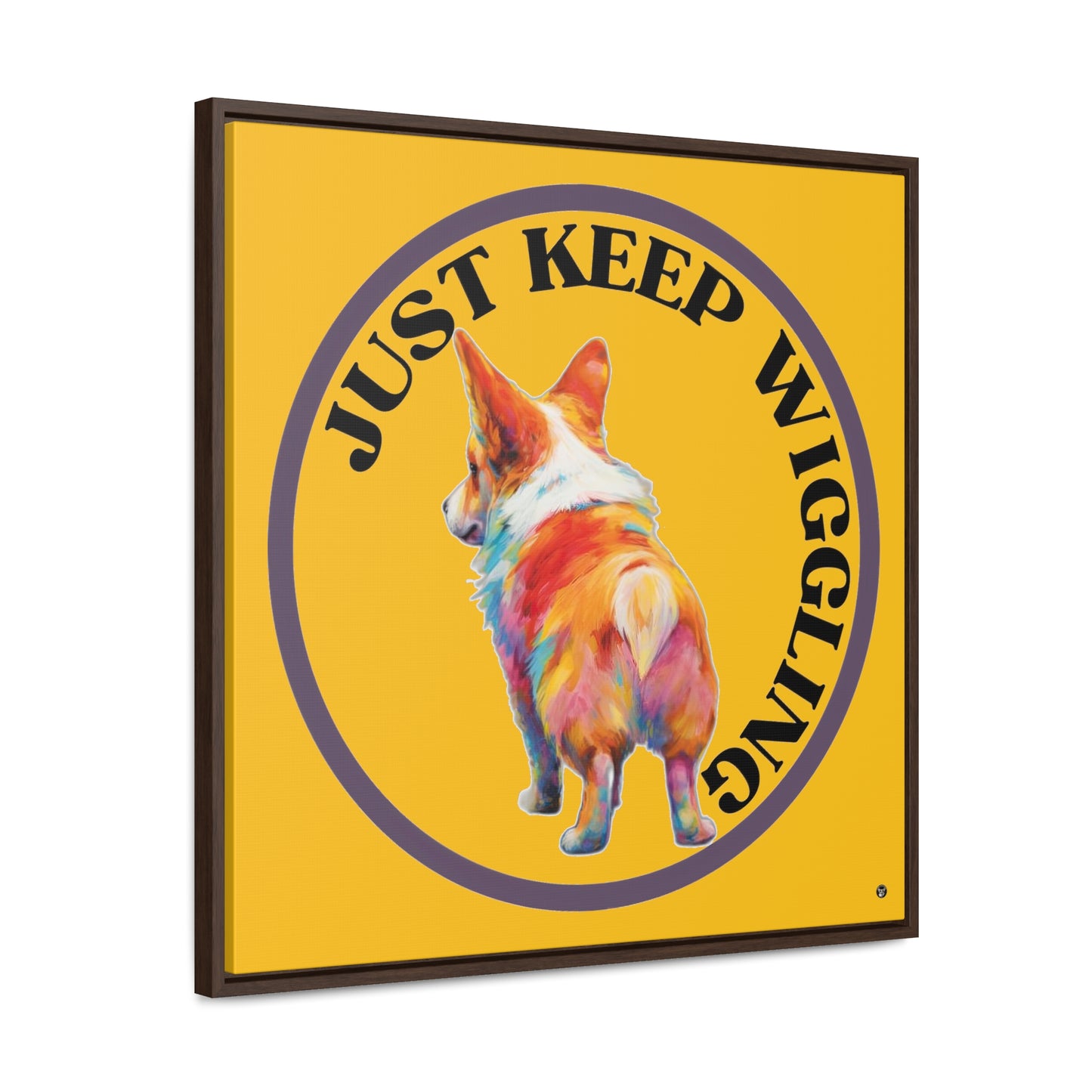 Just Keep Wiggling - Framed on Canvas